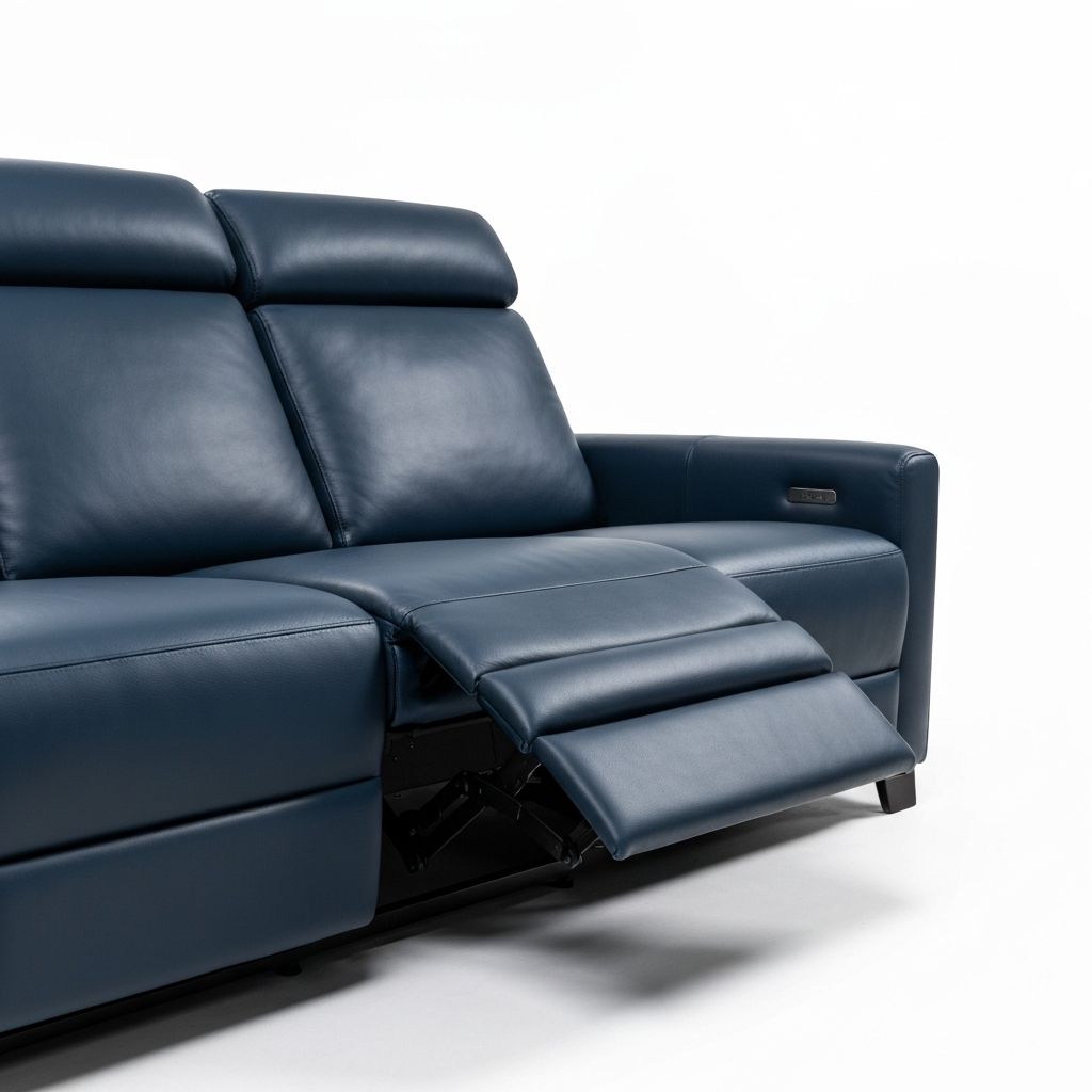 가죽 리클라이너 소파